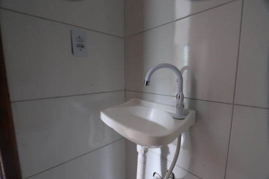 Banheiro de apartamento para alugar com 2 quartos, 55m² em Vila Alpina, São Paulo