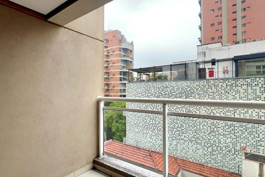 Varanda de apartamento para alugar com 1 quarto, 56m² em Pinheiros, São Paulo
