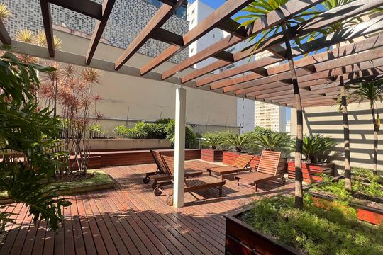 Área comum de apartamento para alugar com 1 quarto, 56m² em Pinheiros, São Paulo