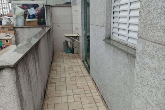 Área externa de apartamento à venda com 2 quartos, 45m² em Vila Esperança, São Paulo