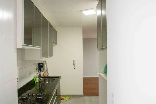 Área de Serviço de apartamento à venda com 2 quartos, 49m² em Vila Nogueira, Diadema