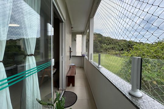 Varanda de apartamento para alugar com 3 quartos, 80m² em Campeche Central, Florianópolis