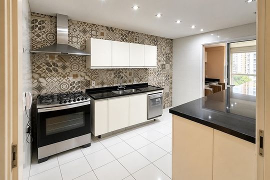 Cozinha de apartamento para alugar com 3 quartos, 156m² em Paraíso, São Paulo