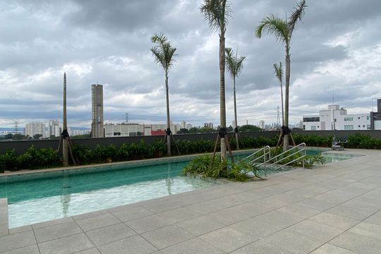 Área comum - Piscina de apartamento para alugar com 2 quartos, 58m² em Vila Yara, Osasco