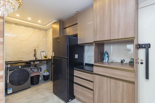 Cozinha de apartamento para alugar com 2 quartos, 37m² em Canindé, São Paulo