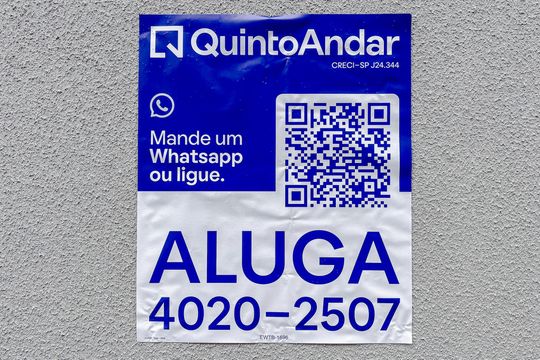 Placa de apartamento para alugar com 2 quartos, 85m² em Chácara Santo Antônio (zona Leste), São Paulo