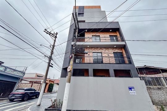 Fachada com Placa de apartamento para alugar com 2 quartos, 85m² em Chácara Santo Antônio (zona Leste), São Paulo