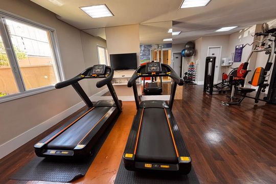 Área comum - Academia de apartamento para alugar com 1 quarto, 32m² em Tamboré, Barueri
