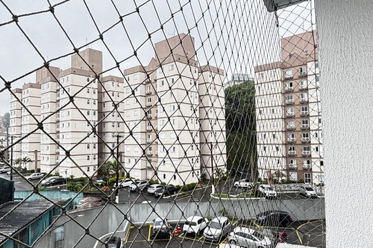 Sala - Sala de Jantar Varanda de apartamento à venda com 2 quartos, 60m² em Vila Luzita, Santo André