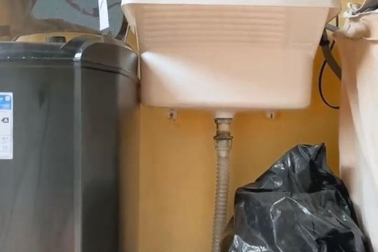 Área de Serviço de casa para alugar com 1 quarto, 44m² em Jardim Sabara, São Paulo