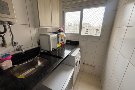 Área de serviço de apartamento à venda com 2 quartos, 57m² em Vila Nossa Senhora da Escada, Barueri