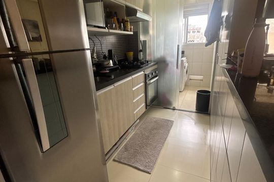 Cozinha de apartamento à venda com 2 quartos, 57m² em Vila Nossa Senhora da Escada, Barueri