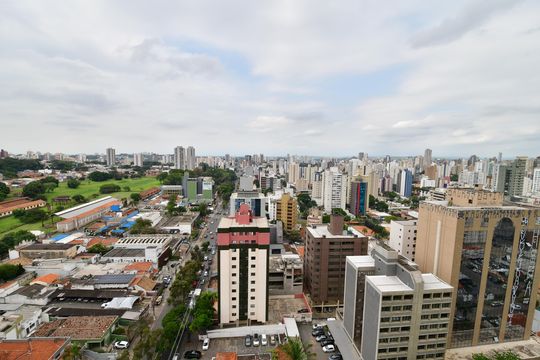 Sala - Vista de kitnet/studio para alugar com 1 quarto, 36m² em Botafogo, Campinas