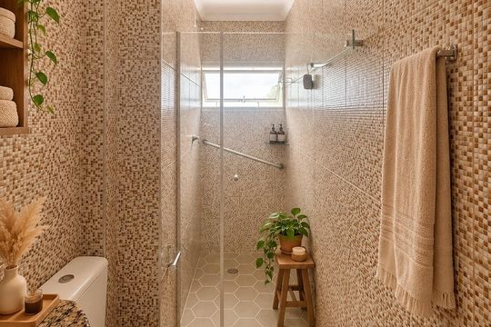 Banheiro de apartamento para alugar com 1 quarto, 56m² em Centro, Campinas