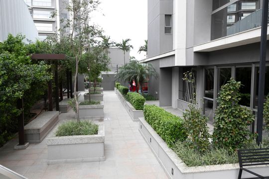 Área comum de apartamento para alugar com 3 quartos, 141m² em Nova Campinas, Campinas