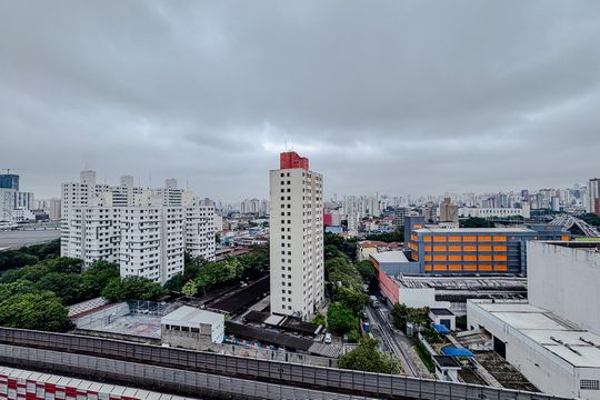 Vista da Varanda de kitnet/studio para alugar com 1 quarto, 29m² em Brás, São Paulo