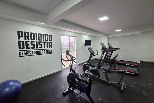 Área comum - Academia de apartamento para alugar com 2 quartos, 79m² em Guilhermina, Praia Grande