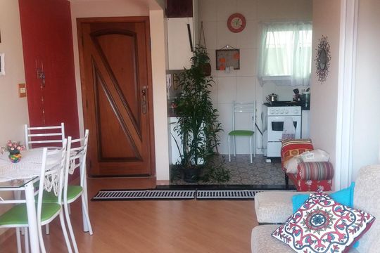Sala de apartamento à venda com 2 quartos, 59m² em Rudge Ramos, São Bernardo do Campo