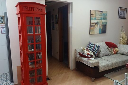Sala de apartamento à venda com 2 quartos, 59m² em Rudge Ramos, São Bernardo do Campo