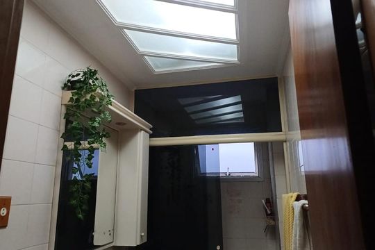 Banheiro de apartamento à venda com 2 quartos, 59m² em Rudge Ramos, São Bernardo do Campo