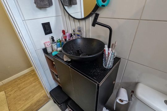 Banheiro de apartamento para alugar com 2 quartos, 43m² em Jardim Iris, São Paulo
