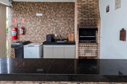 Área comum - Churrasqueira de apartamento para alugar com 2 quartos, 43m² em Jardim Iris, São Paulo
