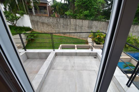 Quarto 1 - Suíte Sacada de casa de condomínio para alugar com 3 quartos, 502m² em Sítios de Recreio Gramado, Campinas