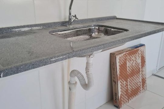 Cozinha de apartamento para alugar com 2 quartos, 35m² em Freguesia do Ó, São Paulo