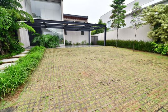 Fachada de casa de condomínio para alugar com 4 quartos, 307m² em Bosque das Palmeiras, Campinas