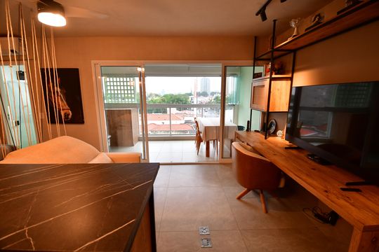 Sala de kitnet/studio à venda com 1 quarto, 55m² em Conceicao, Campinas
