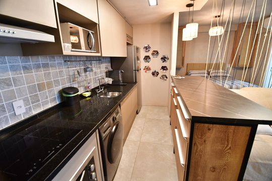 Cozinha de kitnet/studio à venda com 1 quarto, 55m² em Conceicao, Campinas