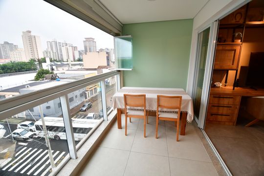 Sacada de kitnet/studio à venda com 1 quarto, 55m² em Conceicao, Campinas
