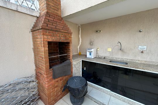 Área comum - Churrasqueira de casa para alugar com 3 quartos, 96m² em Todos Os Santos, Rio de Janeiro