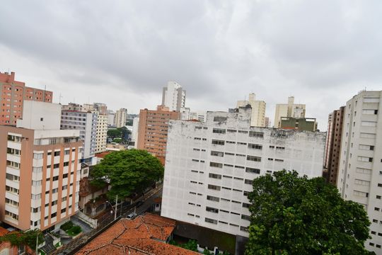 Quarto  - Vista de apartamento à venda com 1 quarto, 50m² em Centro, Campinas