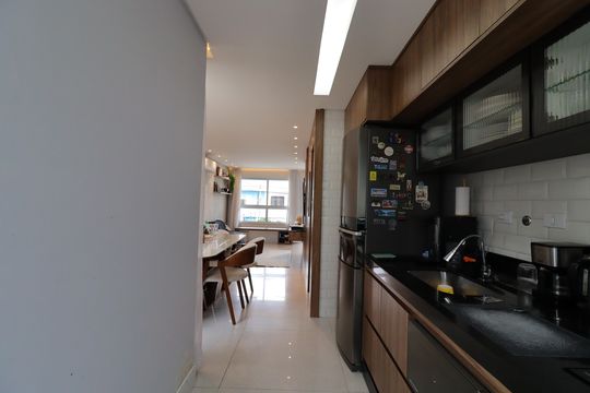 Cozinha de casa para alugar com 2 quartos, 115m² em Jardim Cidalia, São Paulo
