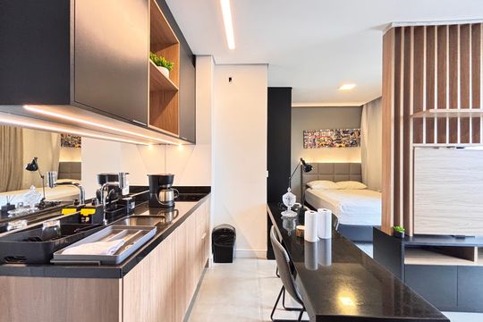 Studio de kitnet/studio para alugar com 1 quarto, 35m² em Vila Olímpia, São Paulo