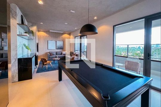 Área comum de kitnet/studio para alugar com 1 quarto, 35m² em Vila Olímpia, São Paulo