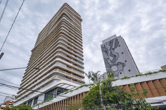 Fachada de kitnet/studio à venda com 1 quarto, 27m² em Vila Madalena, São Paulo