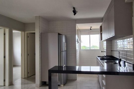 Cozinha de apartamento para alugar com 2 quartos, 56m² em Jardim Perola, Limeira