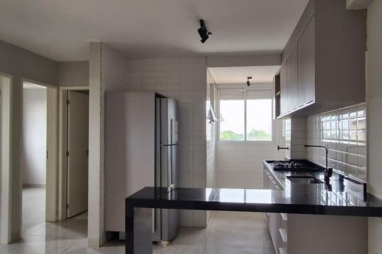 Cozinha de apartamento para alugar com 2 quartos, 56m² em Jardim Perola, Limeira