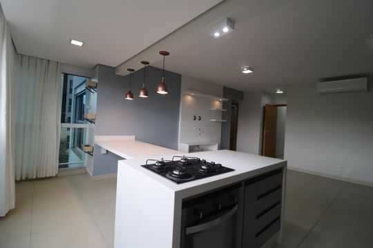 Cozinha de apartamento para alugar com 2 quartos, 90m² em Patrimônio, Uberlândia