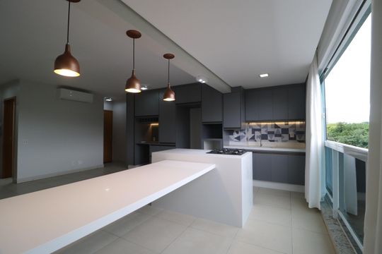 Cozinha de apartamento para alugar com 2 quartos, 90m² em Patrimônio, Uberlândia