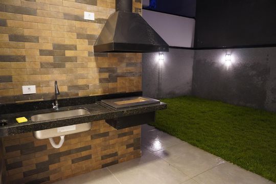 Área Gourmet de casa de condomínio à venda com 2 quartos, 150m² em Alphaville, Santana de Parnaíba