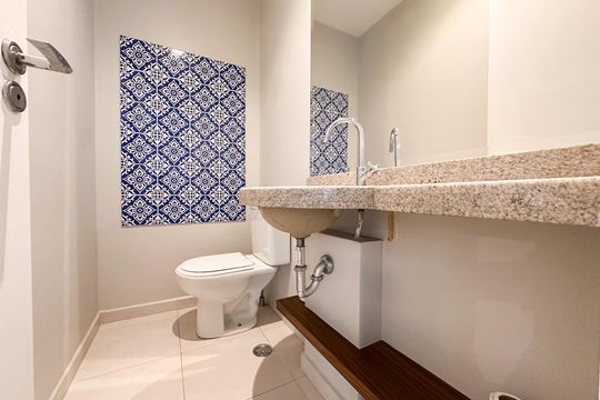 Lavabo  de apartamento para alugar com 4 quartos, 156m² em Nova Petrópolis, São Bernardo do Campo