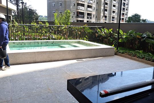 Área externa de apartamento à venda com 2 quartos, 63m² em Aldeia, Barueri