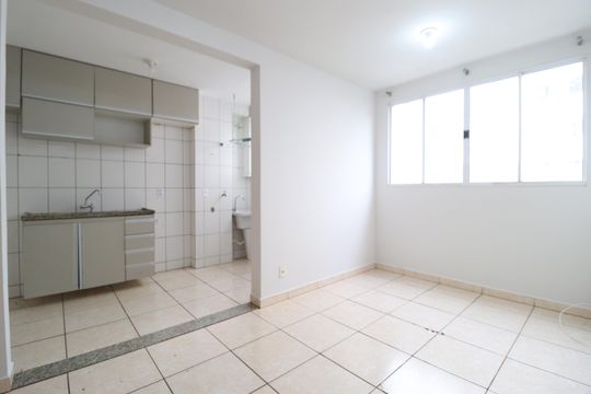 Sala de apartamento para alugar com 2 quartos, 50m² em Patrimônio, Uberlândia