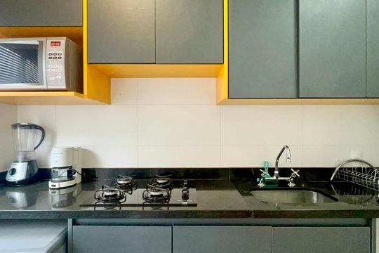 Cozinha de apartamento à venda com 1 quarto, 40m² em Vila Mariana, São Paulo