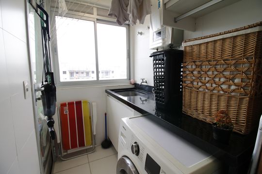 Área de Serviço de apartamento para alugar com 1 quarto, 78m² em Barra Olímpica, Rio de Janeiro