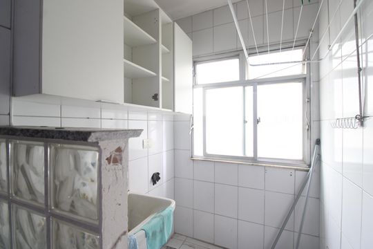 Área de serviço de apartamento à venda com 1 quarto, 60m² em Taquara, Rio de Janeiro