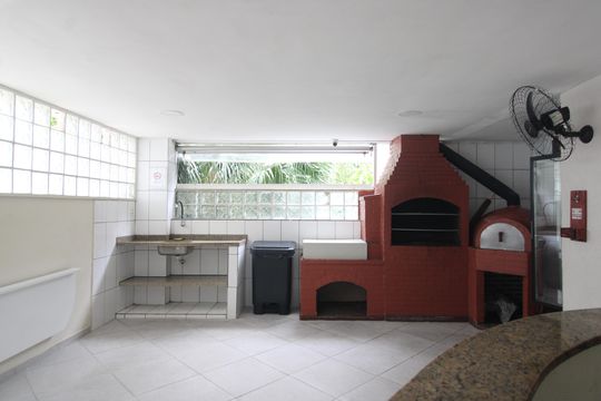 Área comum - Churrasqueira de apartamento à venda com 1 quarto, 60m² em Taquara, Rio de Janeiro